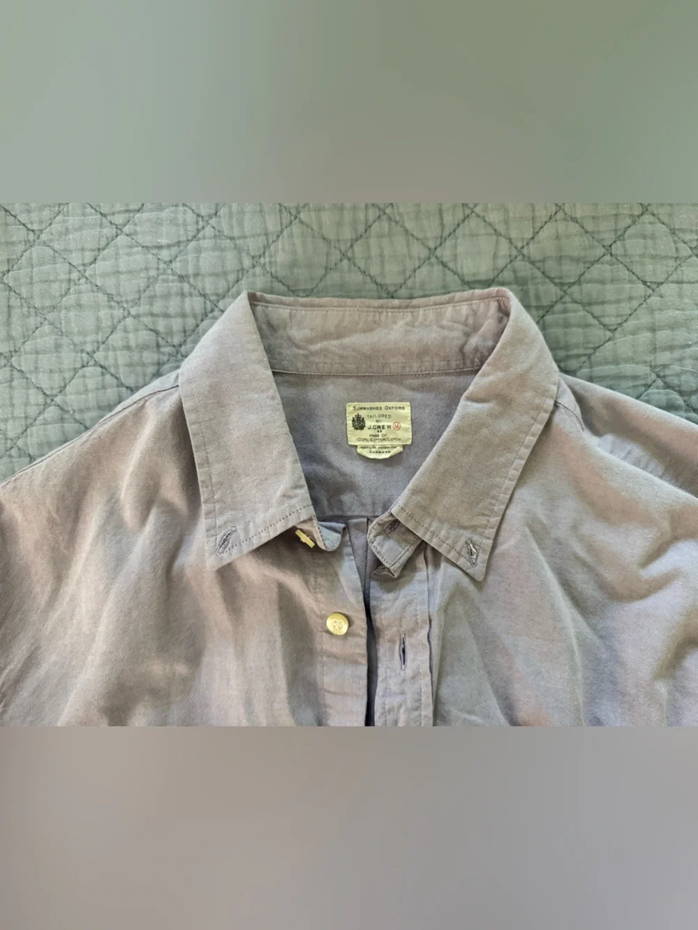 J. Crew Men's Light Lavender Casual Button-Down Shirt